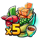 ramen cyberpunk x5 wild symbol icon