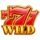 rollin hot 20 classic series wild seven symbol icon