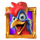 rooster mayhem wild symbol icon