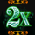 seven 7s wild multiplier symbol icon