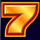 sizzling hot 6 extra gold seven symbol icon