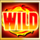 sticky stacked fire 7 wild symbol icon