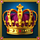 stunning crown cash mesh link wild symbol icon