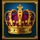 stunning crown wild symbol icon