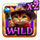 the explosive wizard cat wild symbol icon