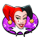 the jokeress wild symbol icon