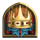 the king wild symbol icon
