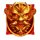 triple fortune wild symbol icon