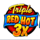 triple red hot 777 wild symbol icon