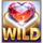 triple valentine wild symbol icon