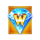 true golden slot wild symbol icon