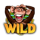 wacky monkey wild symbol icon