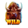 wild bison spirit hold and win wild symbol icon