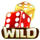 wild craps wild symbol icon