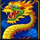 wild dragon wild symbol icon