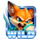 wild fox wild symbol icon