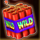 wild hot 40 blow dice wild symbol icon