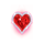 wild love red heart wild symbol icon