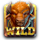 wild west revolver wild symbol icon
