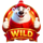 winter trophy hold and win wild symbol icon