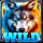 wolf fang ice and fire wild symbol icon