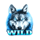 wolf fang snowfall wild symbol icon