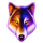 wolf gold wild symbol icon
