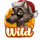 wolf of xmas street wild symbol icon