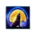 wolf run eclipse wild symbol icon
