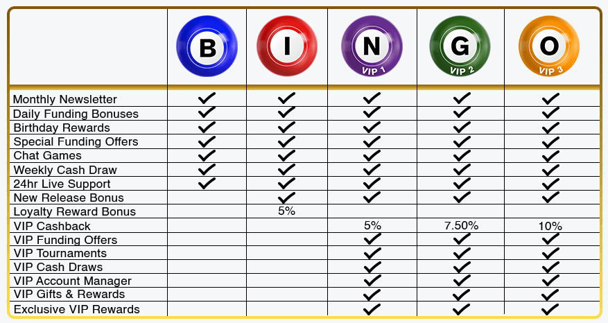Cyber Bingo Vip Program