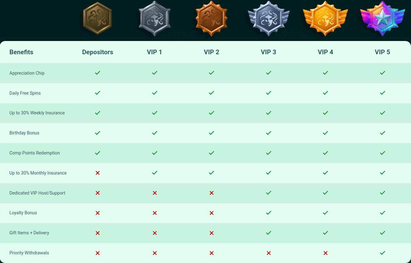 Mega Medusa VIP Program