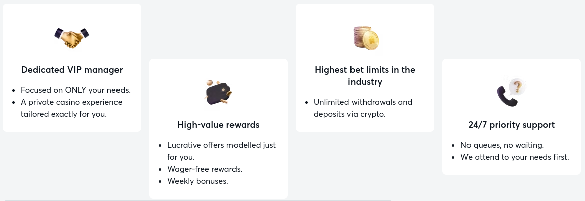 bitcasino vip program