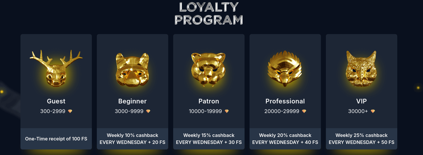 Raceup Casino VIP Program