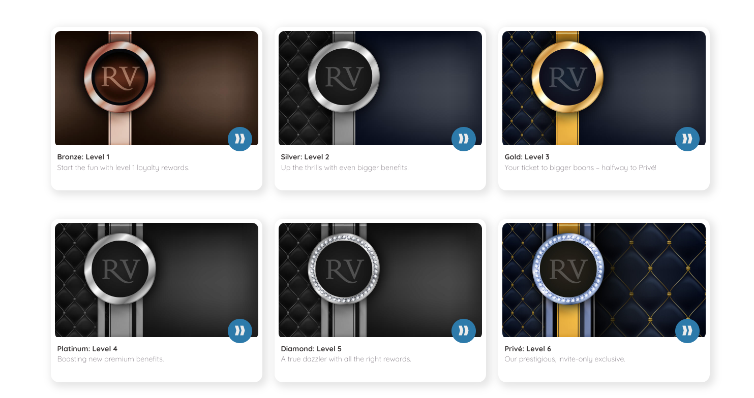 royal vegas vip levels