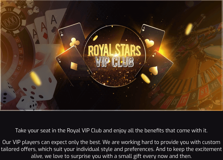 royal stars casino vip program