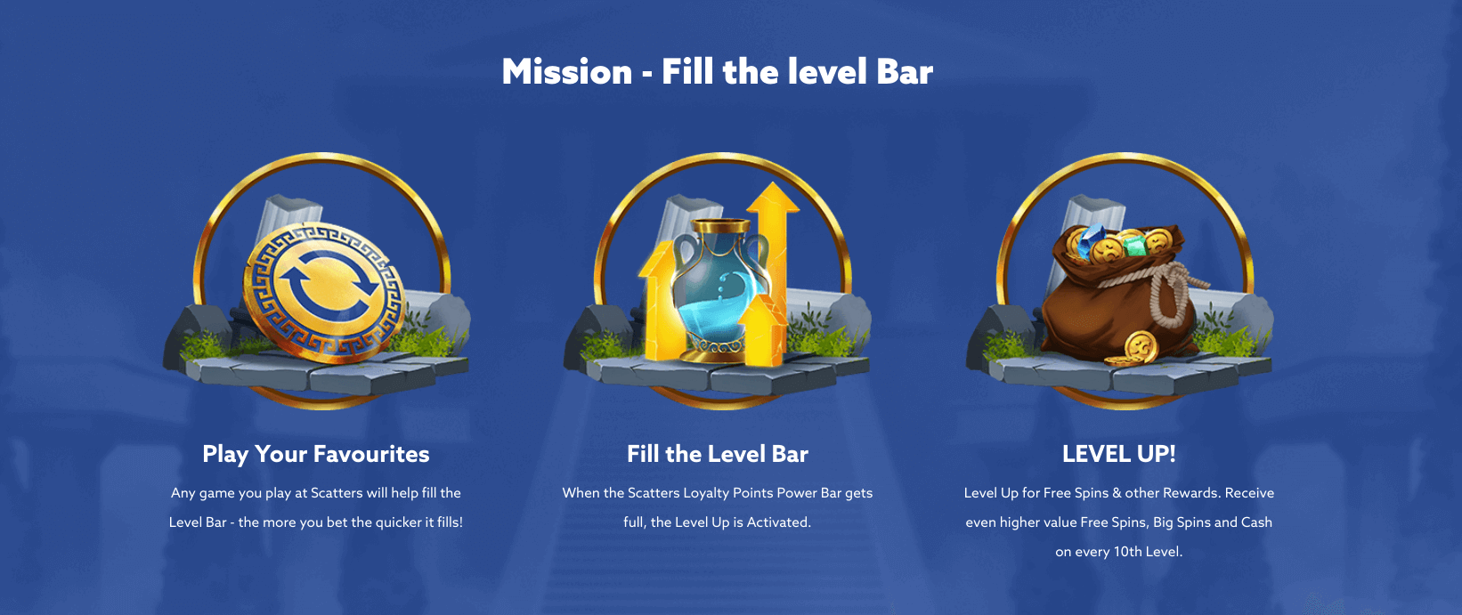 scatters casino vip program