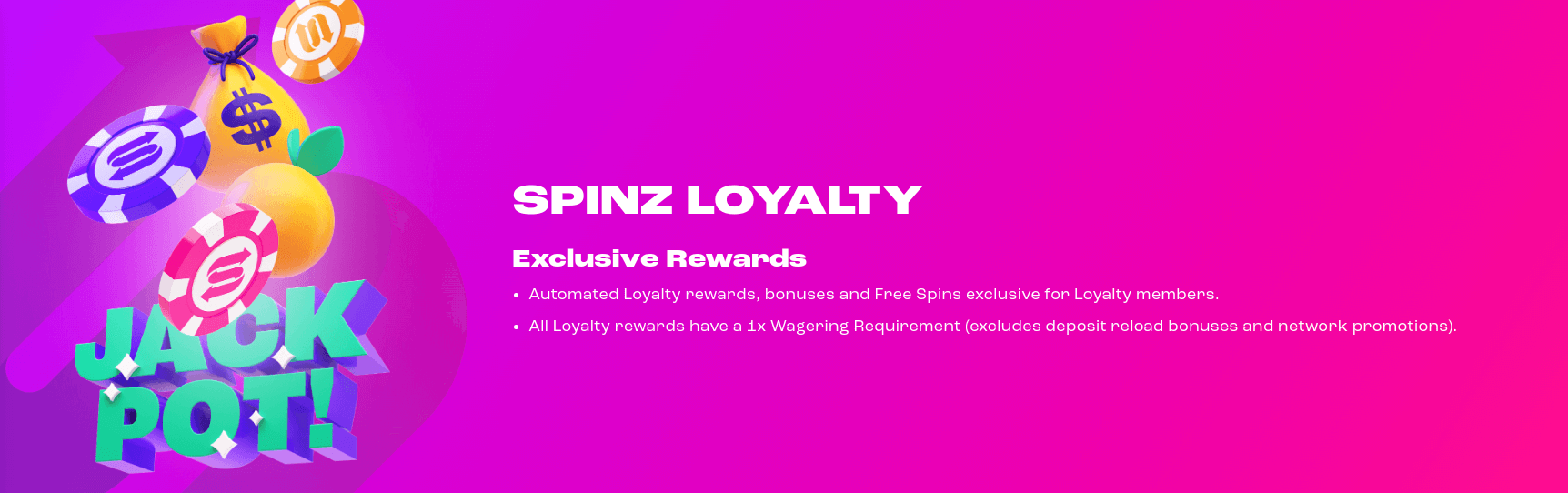 spinz casino vip program