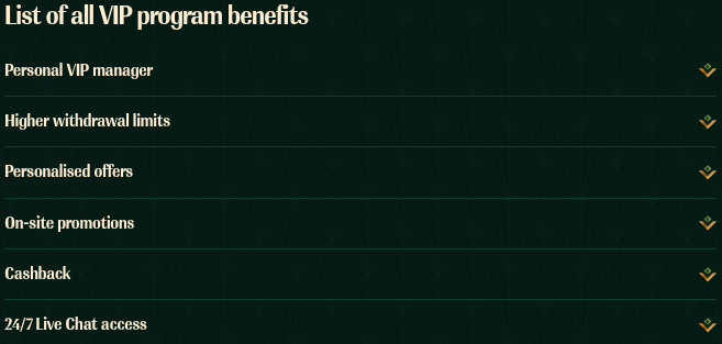 spybet casino vip program