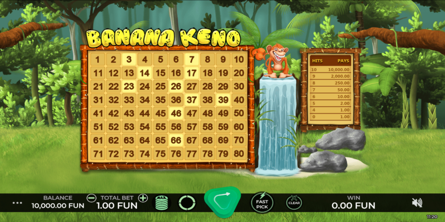 Banana Keno screenshot es