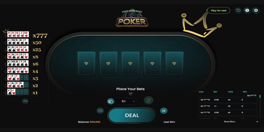 777 Poker screenshot es