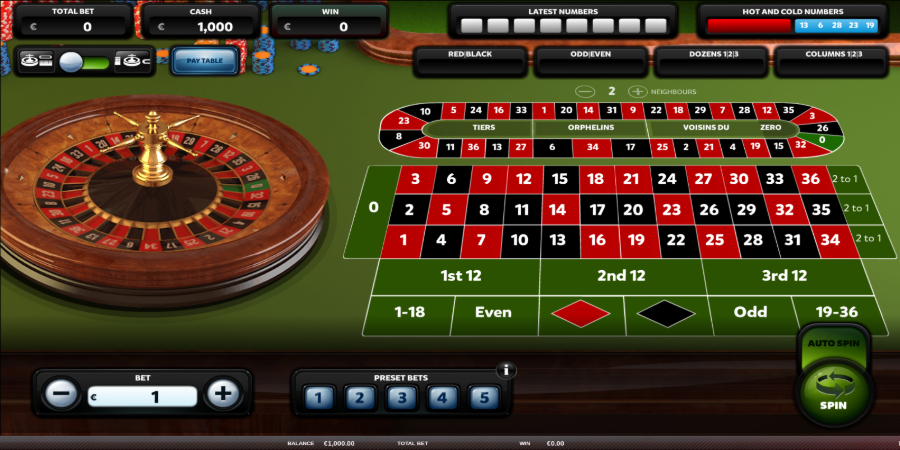 Red Rake Gaming European Roulette screenshot es