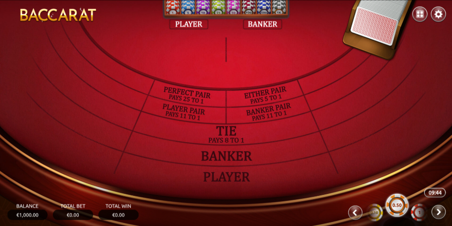 Vibra Gaming Baccarat screenshot es