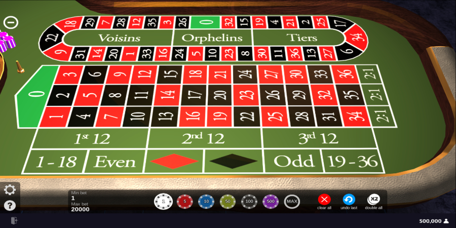 FunFair Technologies European Roulette screenshot ru