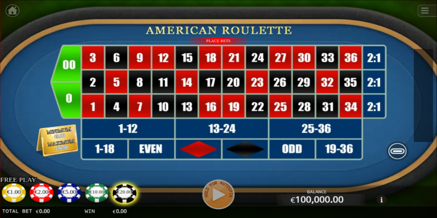 American Roulette screenshot ru