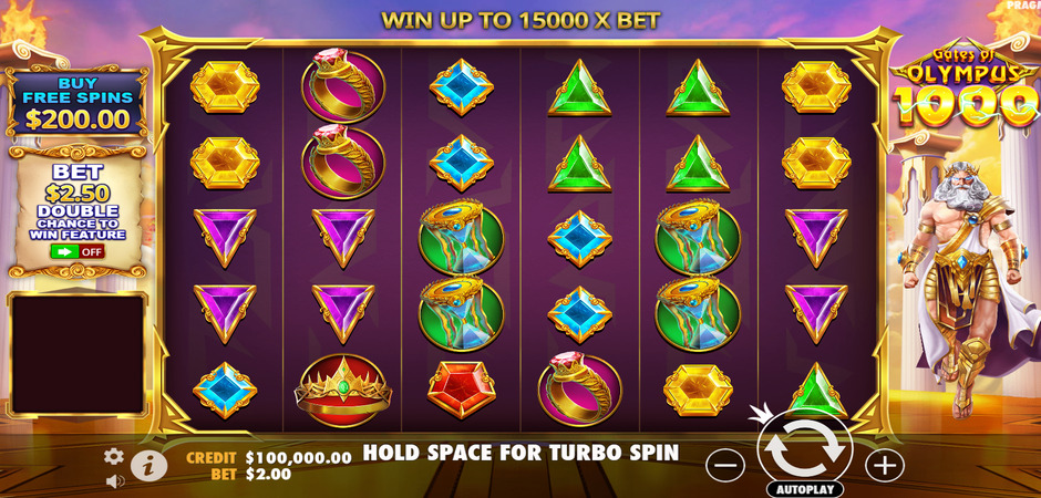 Gates of Olympus 1000 screenshot ru