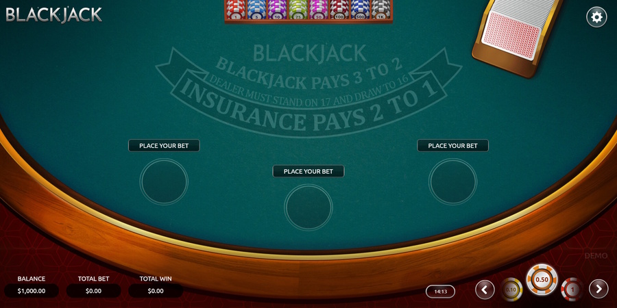 Vibra Gaming Blackjack screenshot ru