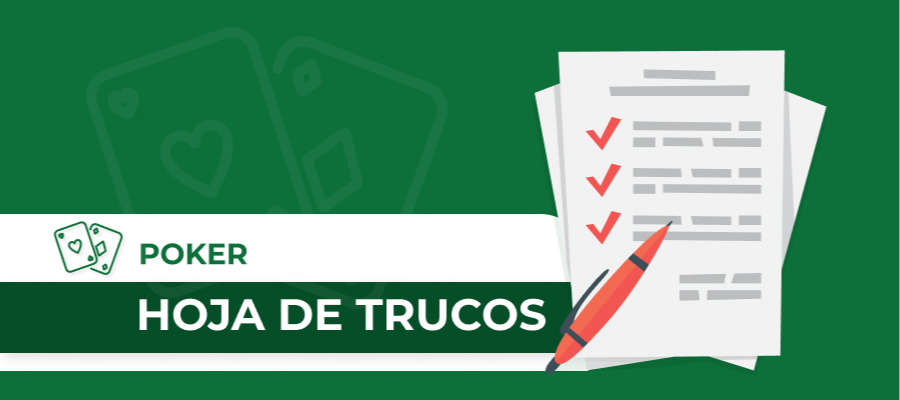 Hoja de trucos de poker: Claves para dominar el juego