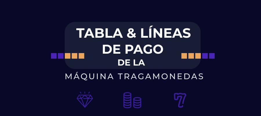 Tabla de pagos & líneas de pago de la máquina tragamonedas: Guía para principiantes