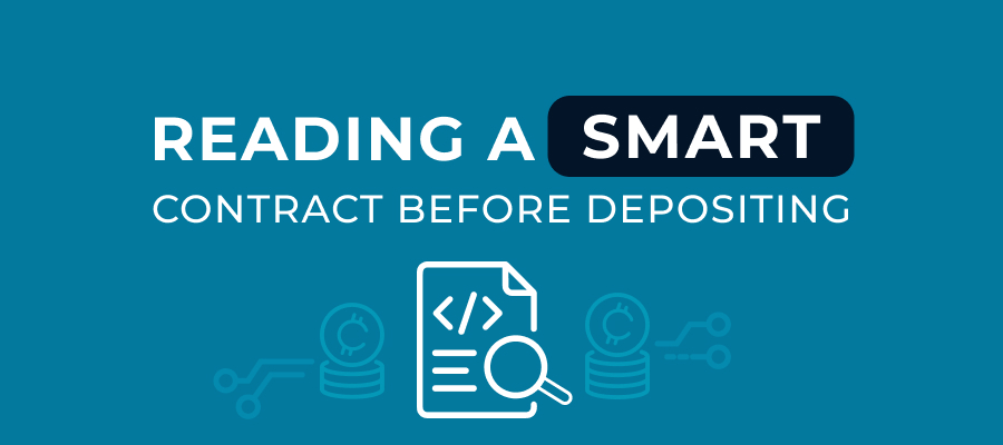 Reading A Smart Contract Before Depositing