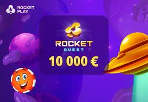 Join the epic RocketQuest promotion at RocketPlay Casino and you can win 10 000 EUR! image